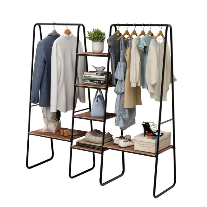 Portant à vêtements en métal